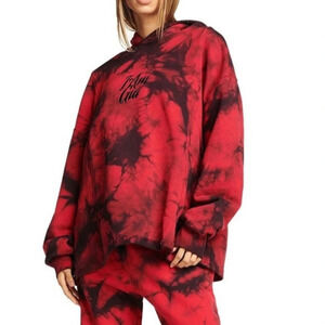 I.AM.GIA Tatiana Jumper Red Tie Dye Hoodie‎ Sweatshirt